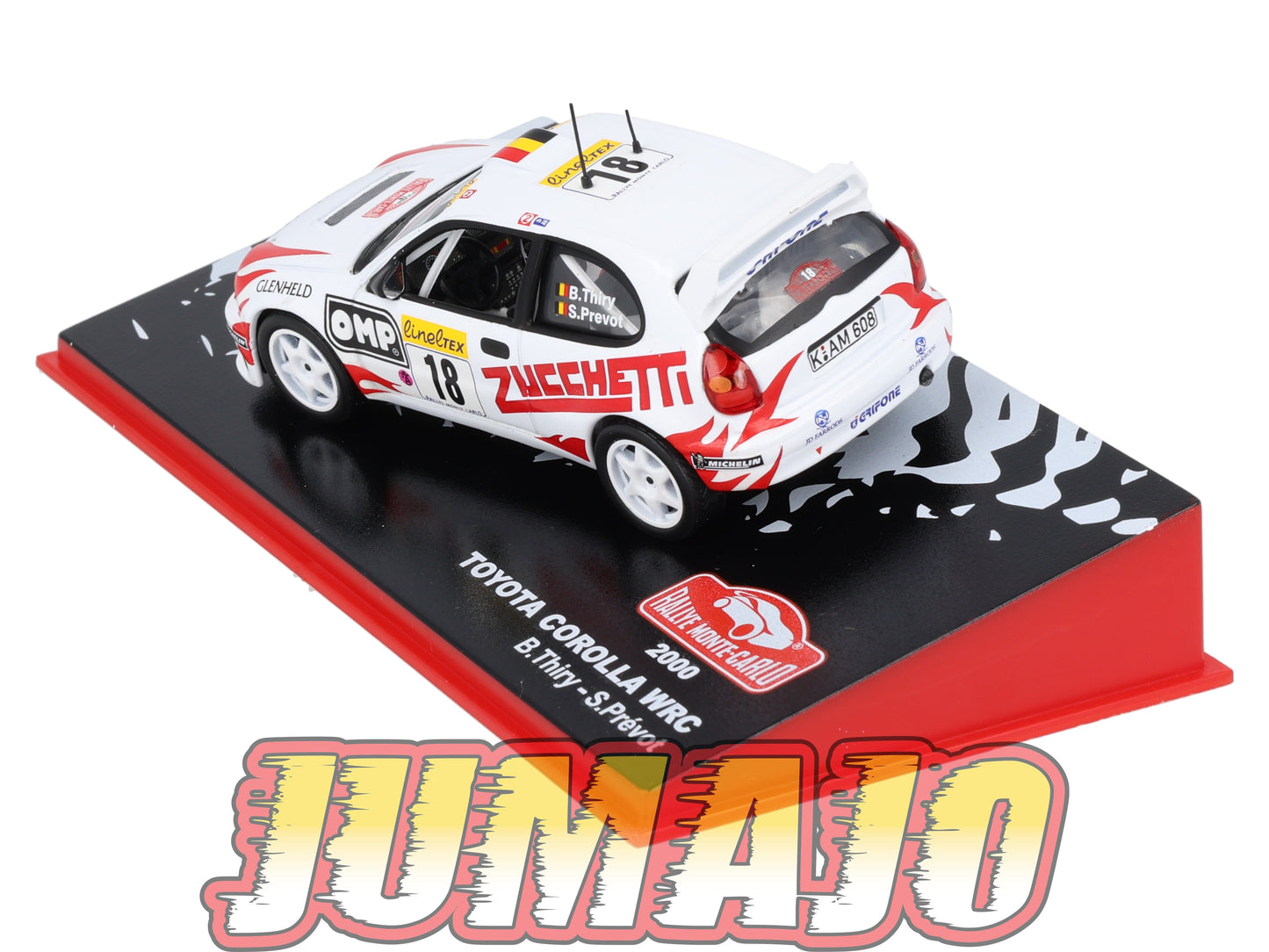 RMC85 Voiture 1/43 IXO Altaya Rallye Monte-carlo TOYOTA Corolla WRC 2000 #18 B.Thiry