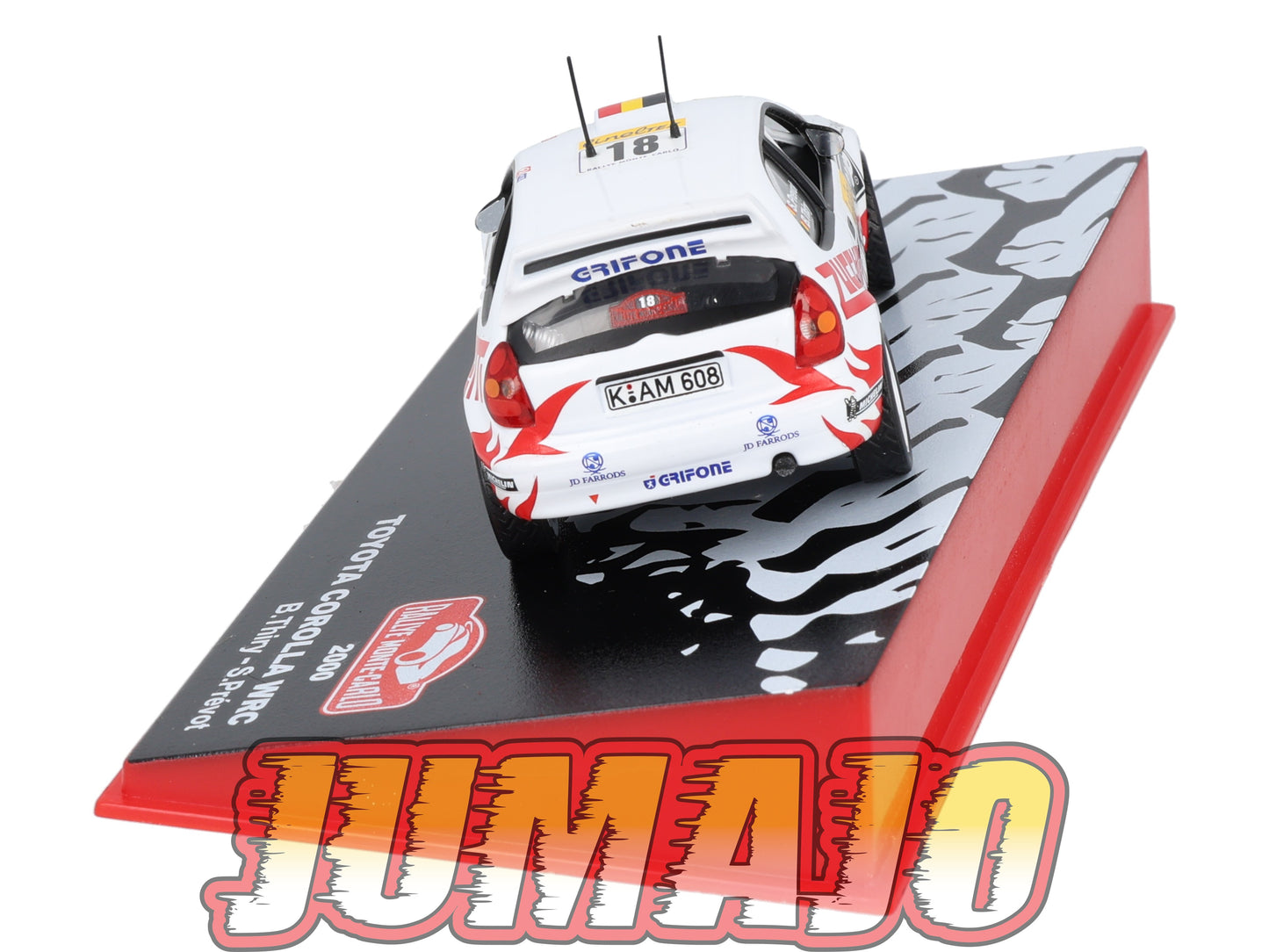 RMC85 Voiture 1/43 IXO Altaya Rallye Monte-carlo TOYOTA Corolla WRC 2000 #18 B.Thiry