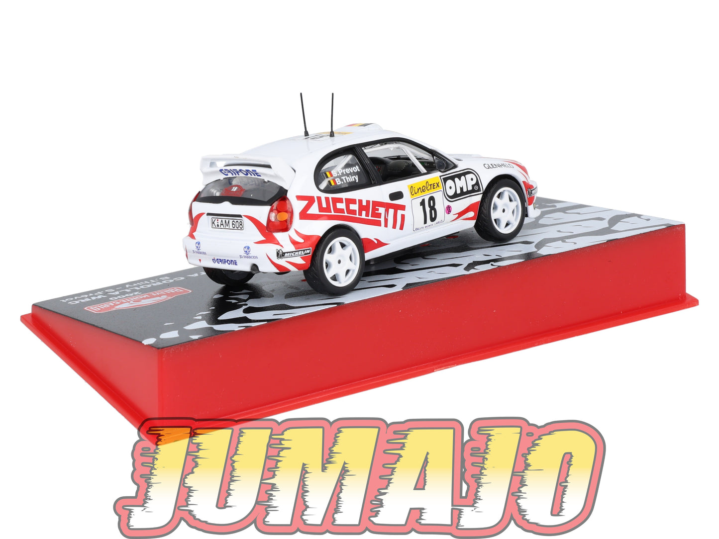 RMC85 Voiture 1/43 IXO Altaya Rallye Monte-carlo TOYOTA Corolla WRC 2000 #18 B.Thiry