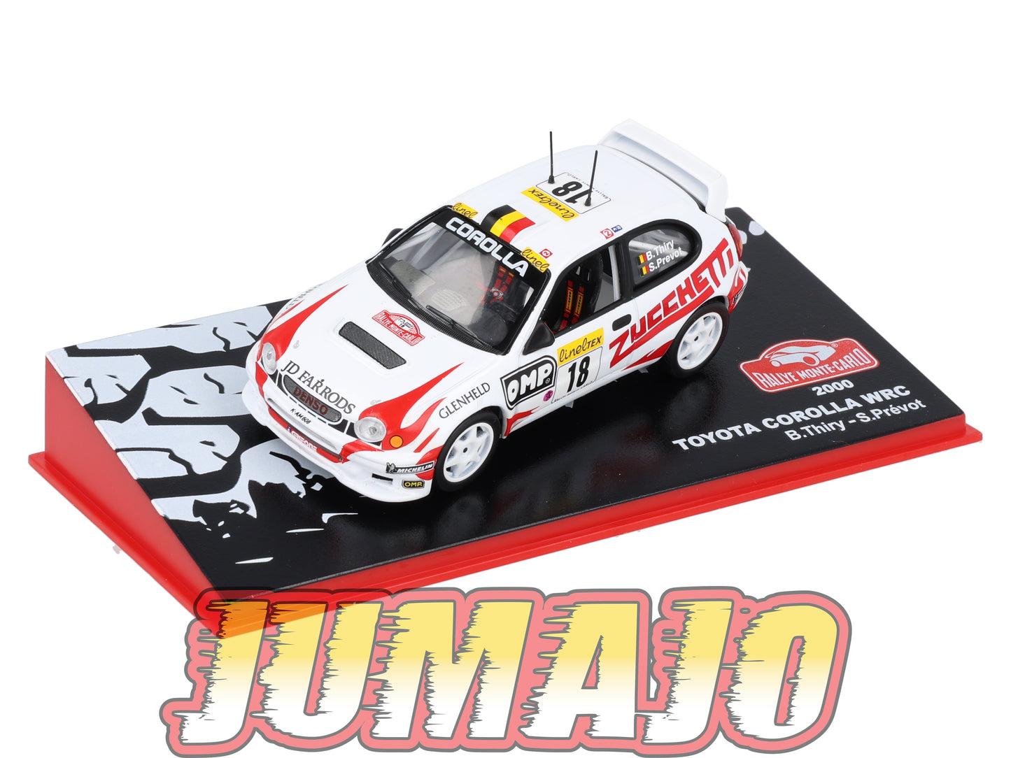 RMC85 Voiture 1/43 IXO Altaya Rallye Monte-carlo TOYOTA Corolla WRC 2000 #18 B.Thiry