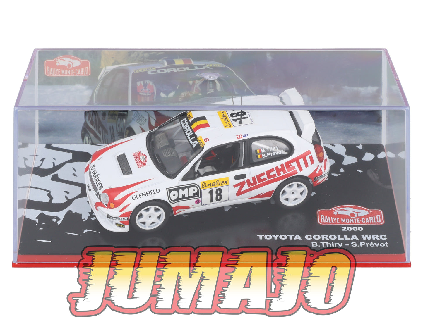 RMC85 Voiture 1/43 IXO Altaya Rallye Monte-carlo TOYOTA Corolla WRC 2000 #18 B.Thiry