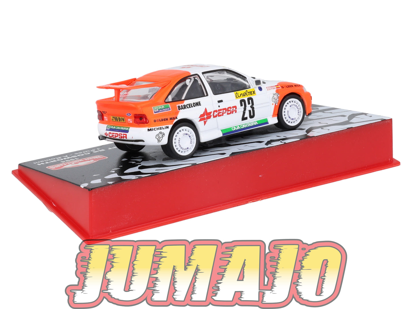 RMC86 Voiture 1/43 IXO Altaya Rallye Monte-Carlo FORD Escort RS Cosworth 1994 #23 J.Puras