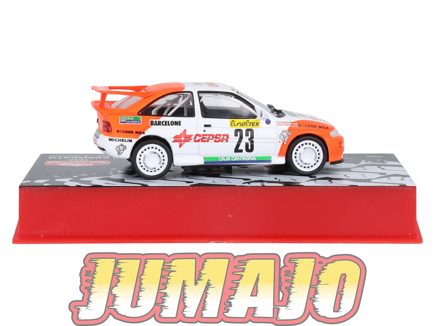 RMC86 Voiture 1/43 IXO Altaya Rallye Monte-Carlo FORD Escort RS Cosworth 1994 #23 J.Puras