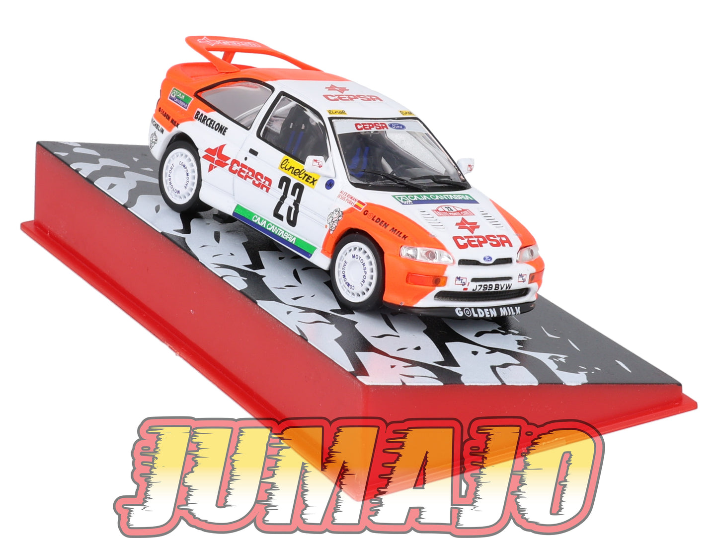 RMC86 Voiture 1/43 IXO Altaya Rallye Monte-Carlo FORD Escort RS Cosworth 1994 #23 J.Puras