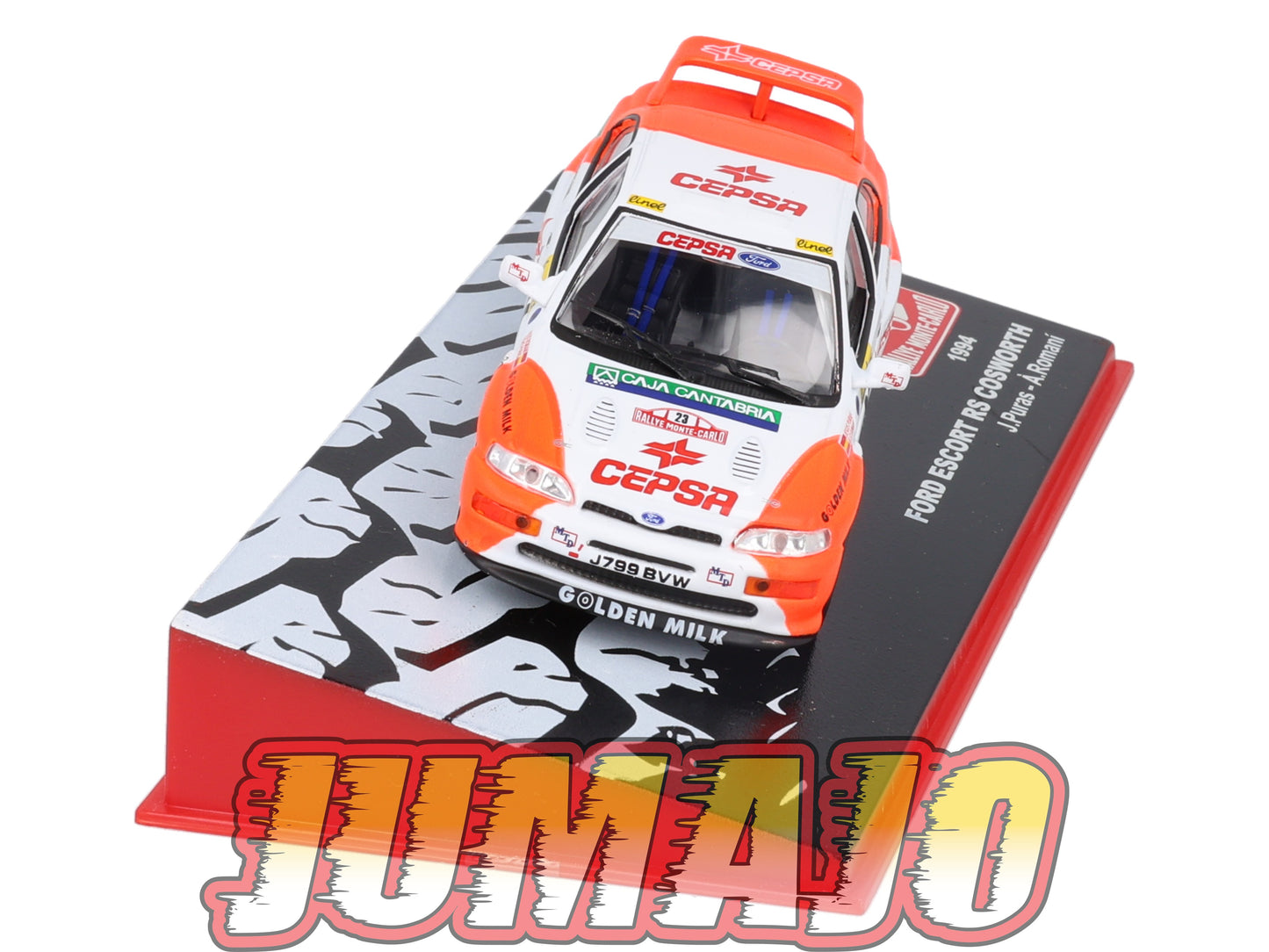 RMC86 Voiture 1/43 IXO Altaya Rallye Monte-Carlo FORD Escort RS Cosworth 1994 #23 J.Puras