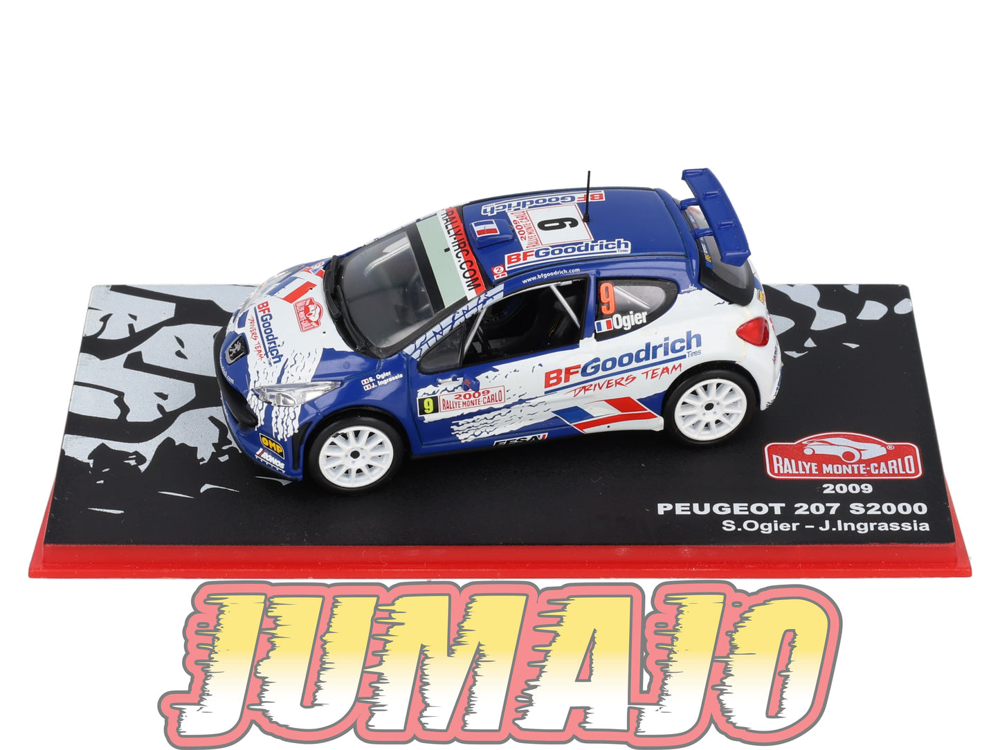 RMC87 Voiture 1/43 IXO Altaya Rallye Monte-carlo PEUGEOT 207 S2000 2009 #9 S.Ogier Occasion