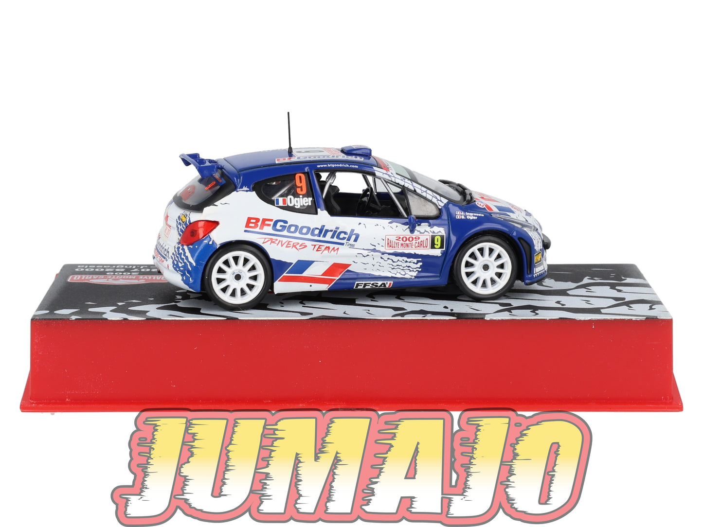 RMC87 Voiture 1/43 IXO Altaya Rallye Monte-carlo PEUGEOT 207 S2000 2009 #9 S.Ogier Occasion