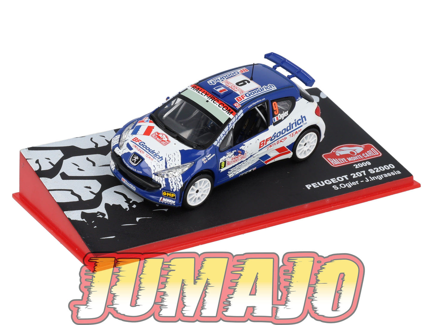 RMC87 Voiture 1/43 IXO Altaya Rallye Monte-carlo PEUGEOT 207 S2000 2009 #9 S.Ogier Occasion