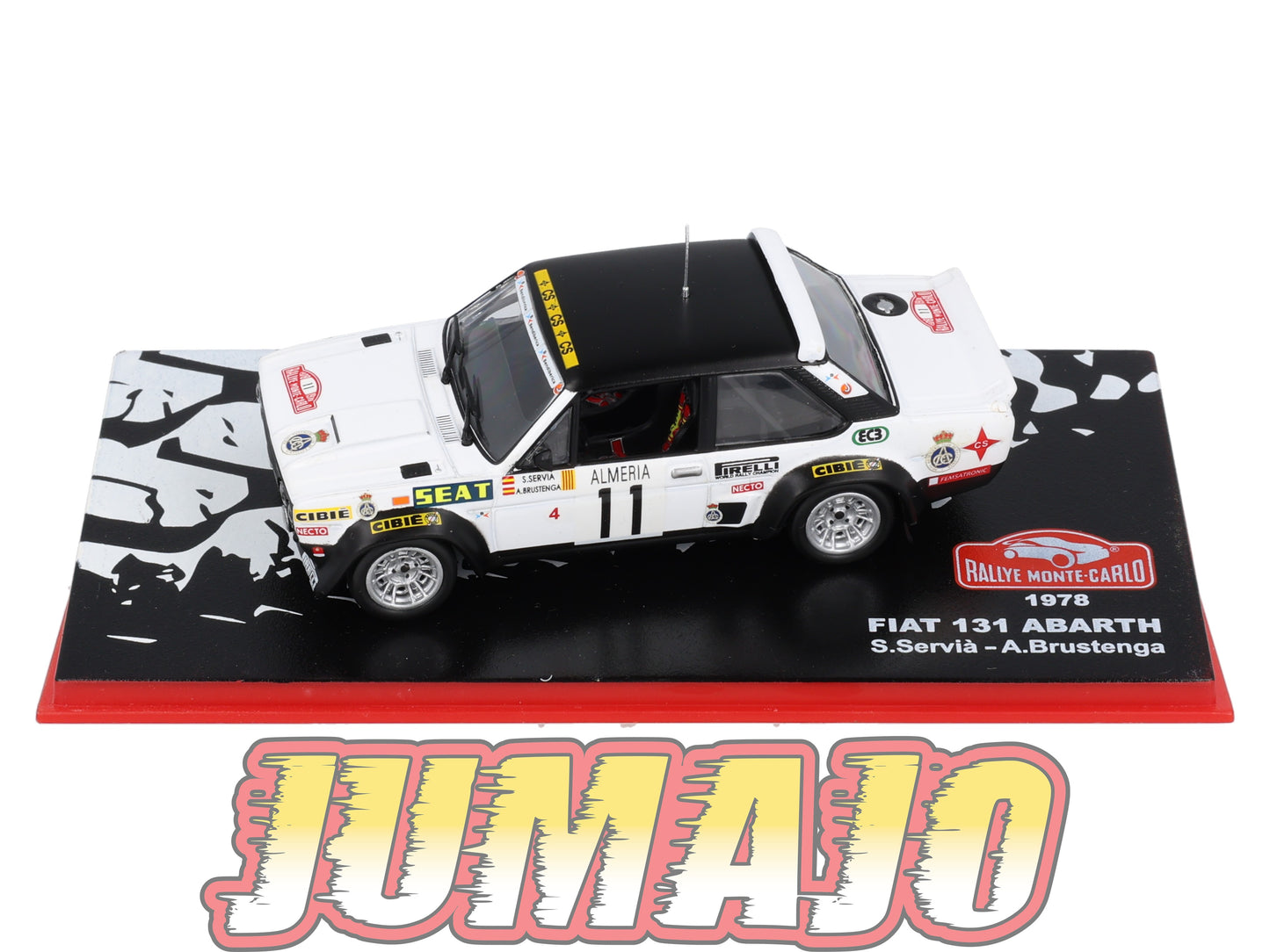 RMC88 Voiture 1/43 IXO Altaya Rallye Monte-carlo FIAT 131 Abarth 1978 #11 S.Servià