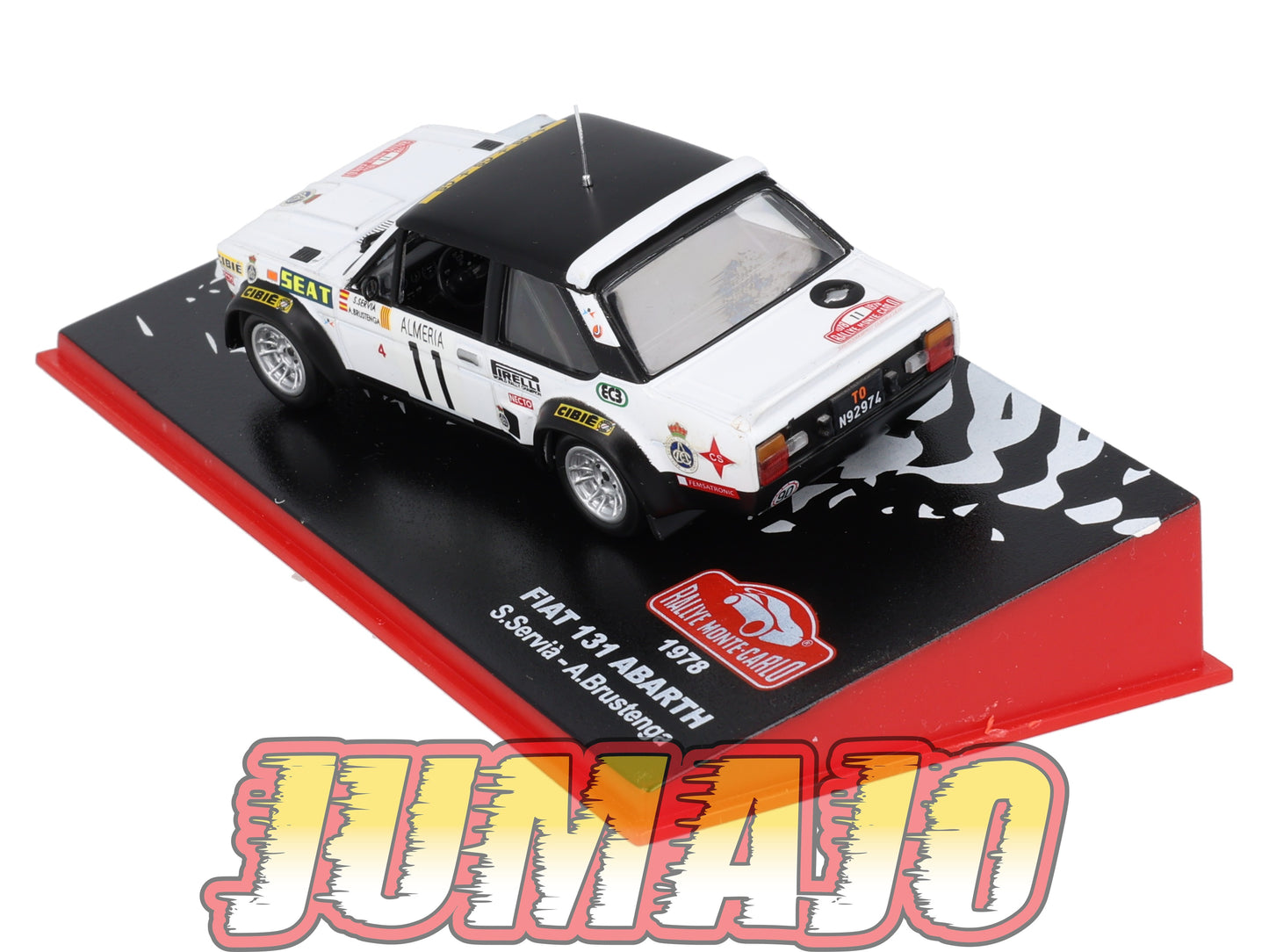 RMC88 Voiture 1/43 IXO Altaya Rallye Monte-carlo FIAT 131 Abarth 1978 #11 S.Servià
