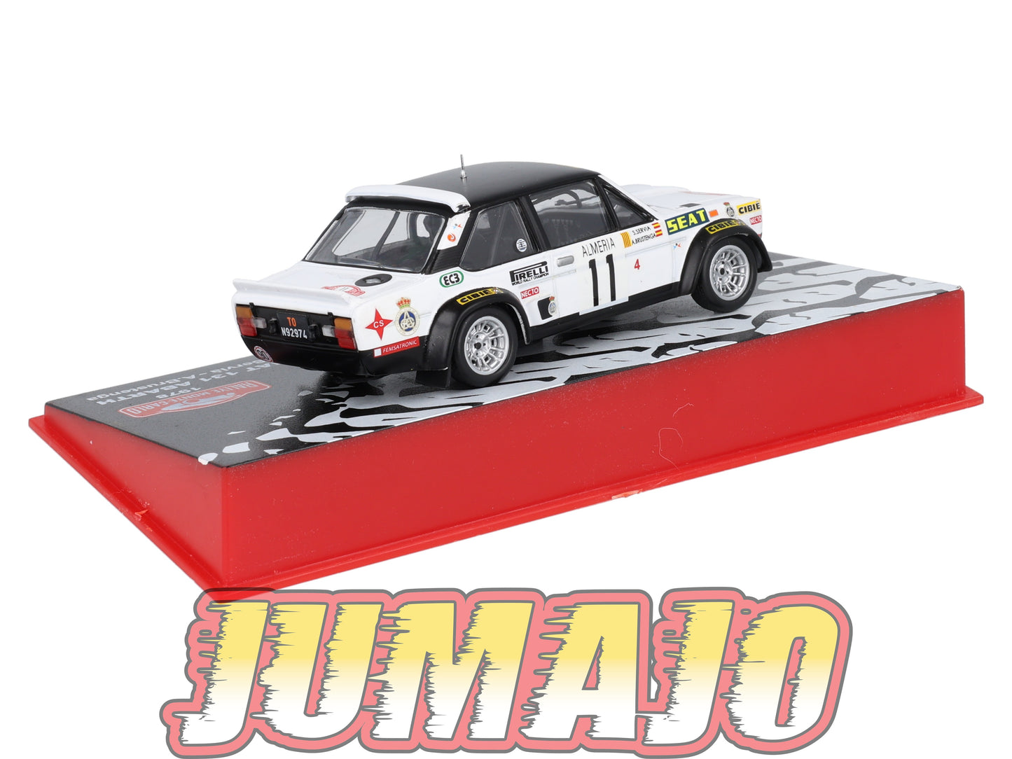 RMC88 Voiture 1/43 IXO Altaya Rallye Monte-carlo FIAT 131 Abarth 1978 #11 S.Servià