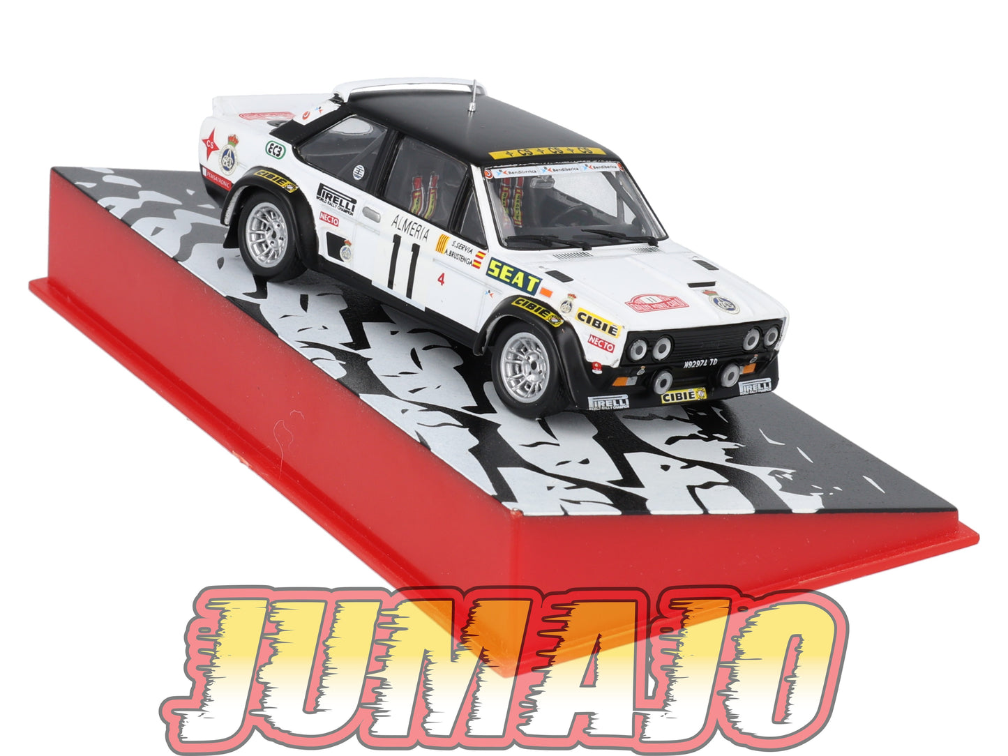 RMC88 Voiture 1/43 IXO Altaya Rallye Monte-carlo FIAT 131 Abarth 1978 #11 S.Servià