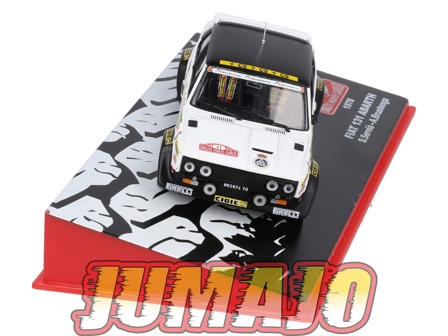 RMC88 Voiture 1/43 IXO Altaya Rallye Monte-carlo FIAT 131 Abarth 1978 #11 S.Servià