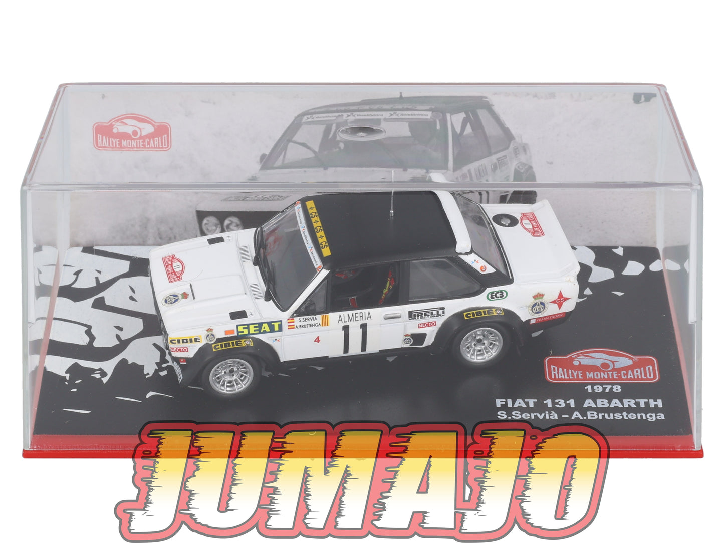 RMC88 Voiture 1/43 IXO Altaya Rallye Monte-carlo FIAT 131 Abarth 1978 #11 S.Servià