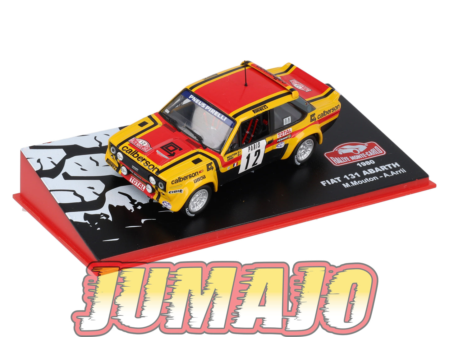 RMC8 Voiture 1/43 IXO Altaya Rallye Monte-carlo FIAT 131 Abarth 1980 #12 M.Mouton Occasion