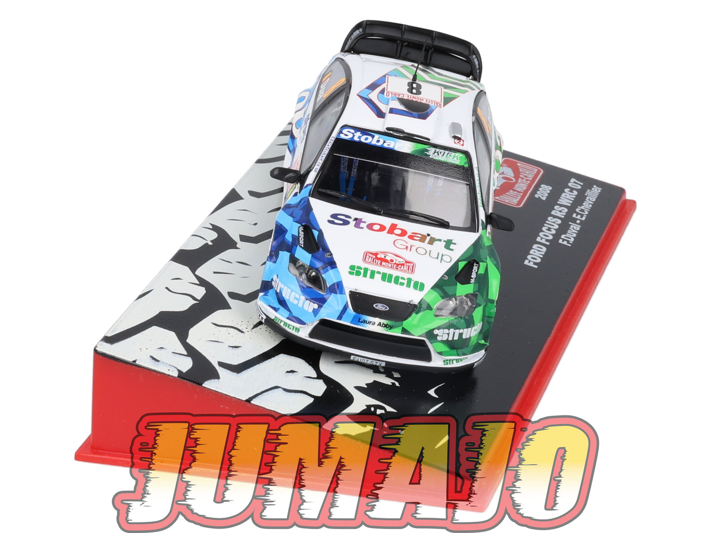 RMC91 Voiture 1/43 IXO Altaya Rallye Monte-Carlo FORD Focus RS WRC 2008 #8 F.Duval