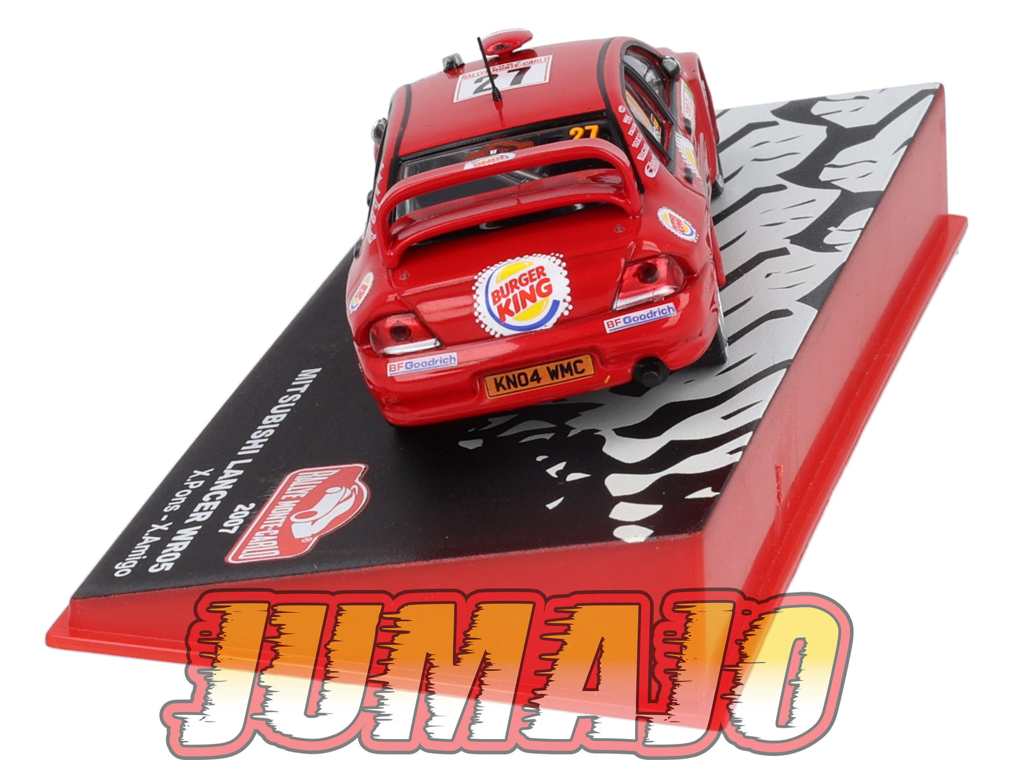 RMC92 Voiture 1/43 IXO Altaya Rallye Monte-Carlo MITSUBISHI Lancer WR05 2007 #27 X.Pons