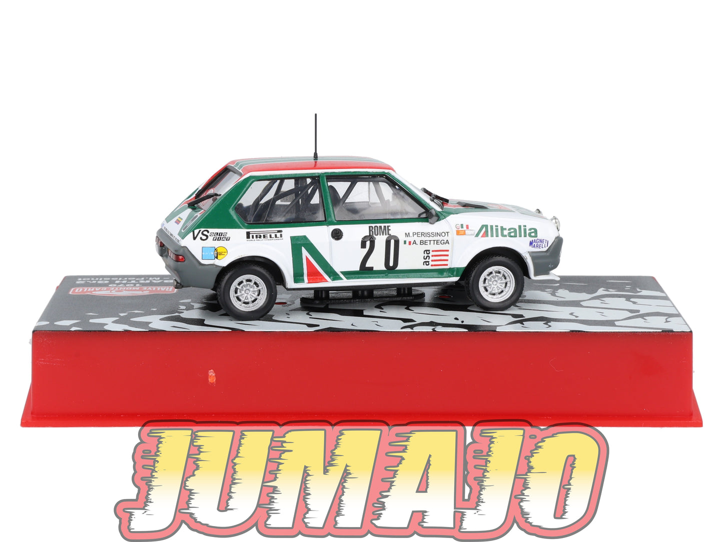 RMC93 Voiture 1/43 IXO Altaya Rallye Monte-carlo FIAT Ritmo Abarth GR.2 #20 A.Bettega 1979