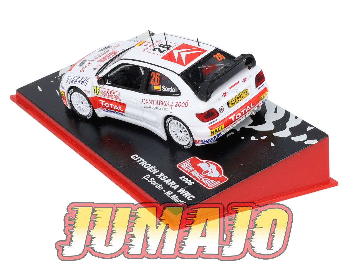 RMC95 Voiture 1/43 IXO Altaya Rallye Monte-Carlo CITROEN Xsara 2006 #26 D.Sordo