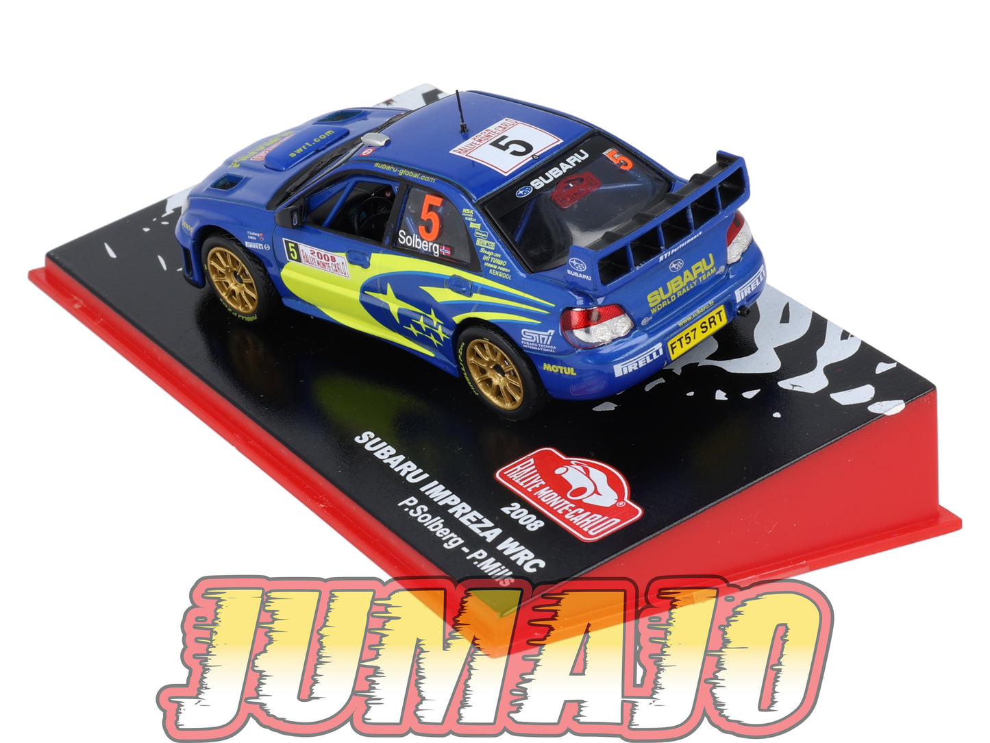 RMC96 Voiture 1/43 IXO Altaya Rallye monte-carlo SUBARU Impreza 2008 #5 P.Solberg