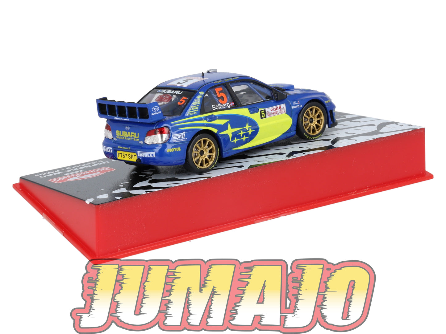 RMC96 Voiture 1/43 IXO Altaya Rallye monte-carlo SUBARU Impreza 2008 #5 P.Solberg