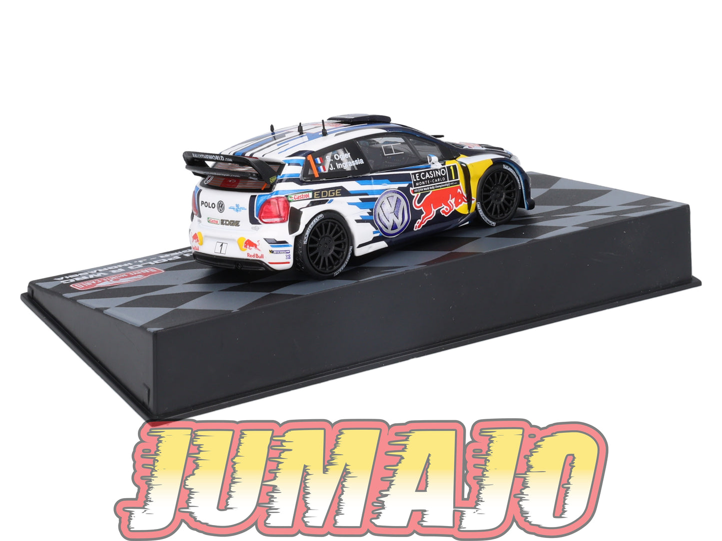 RMIT1 1/43 IXO Rallye Monte Carlo : VOLKSWAGEN Polo R WRC 2016 Winner #1 S.Ogier