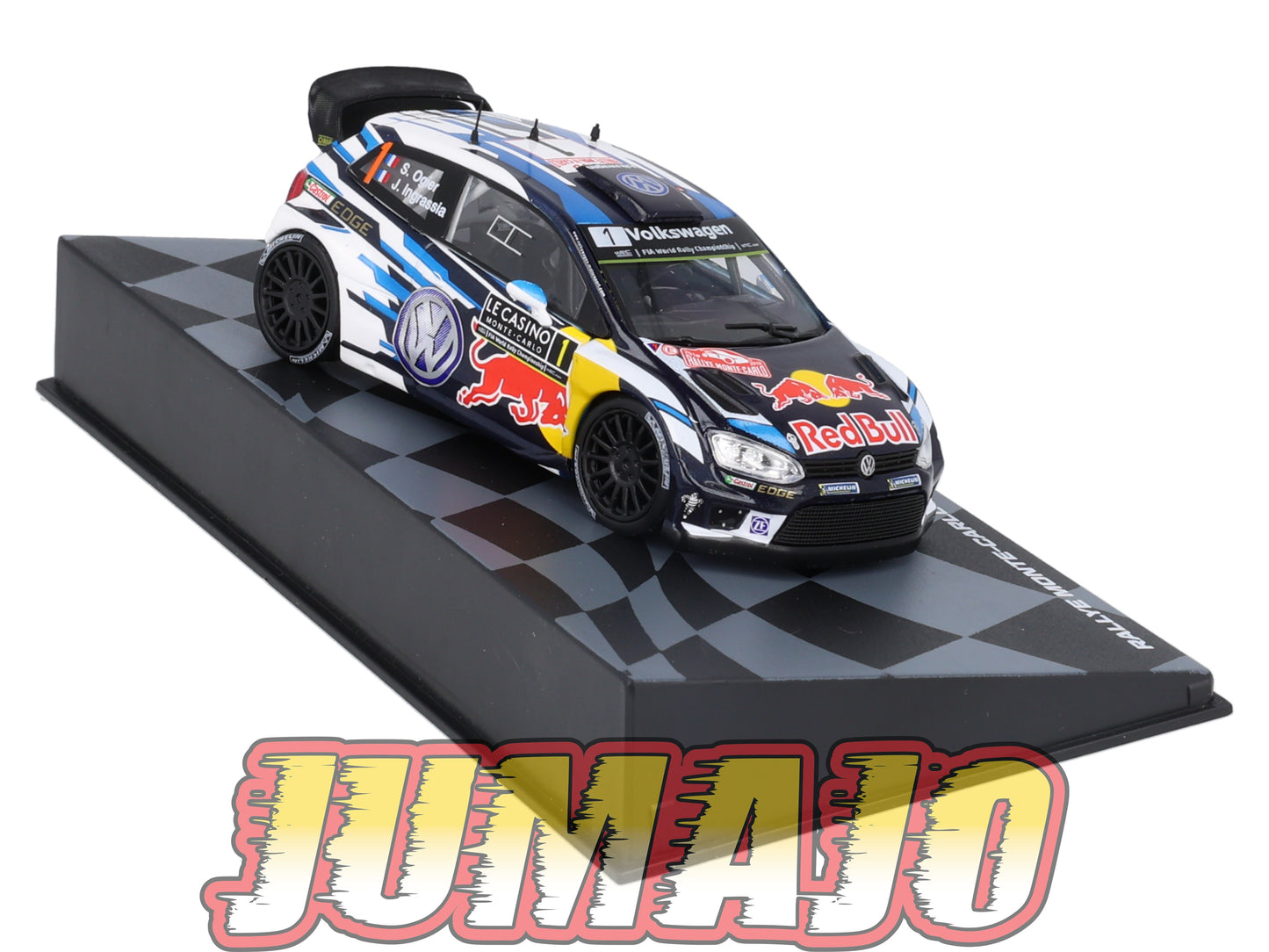 RMIT1 1/43 IXO Rallye Monte Carlo : VOLKSWAGEN Polo R WRC 2016 Winner #1 S.Ogier