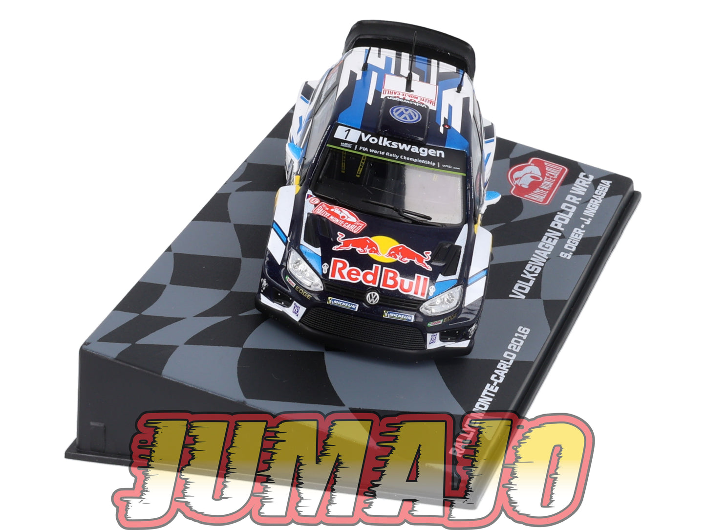 RMIT1 1/43 IXO Rallye Monte Carlo : VOLKSWAGEN Polo R WRC 2016 Winner #1 S.Ogier