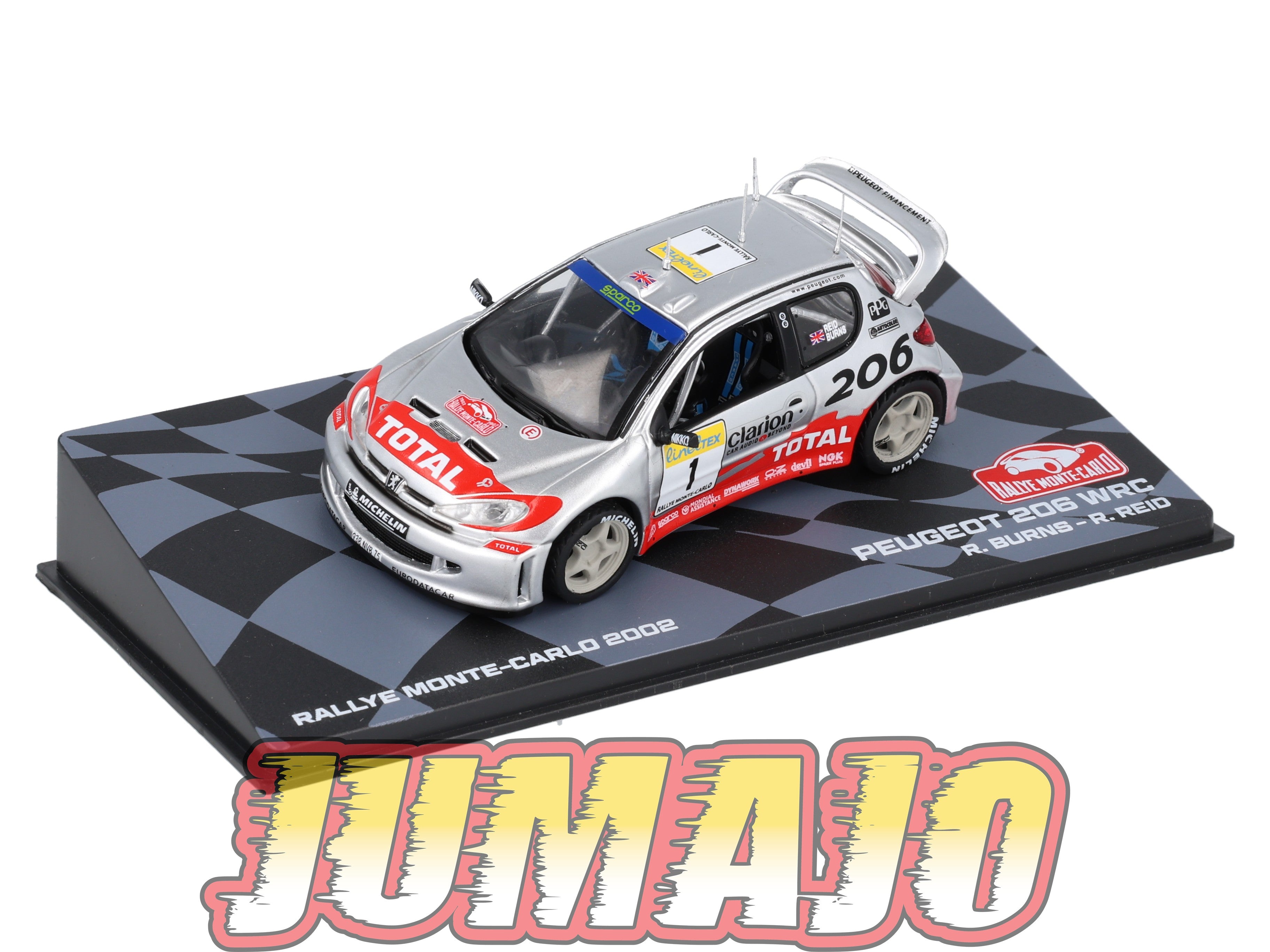 Peugeot 206 WRC N°1 Rallye Monte Carlo 2002 - Altaya 1/43