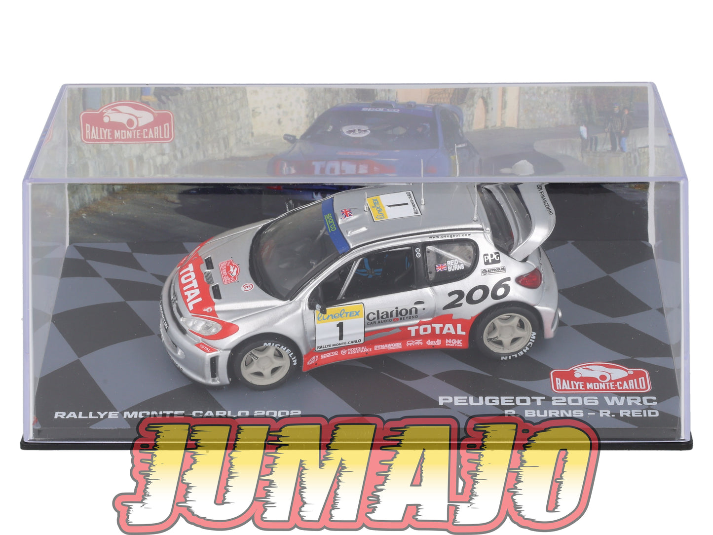 RMIT25 1/43 IXO Rallye Monte Carlo : PEUGEOT 206 WRC 2002 #1 R.Burns