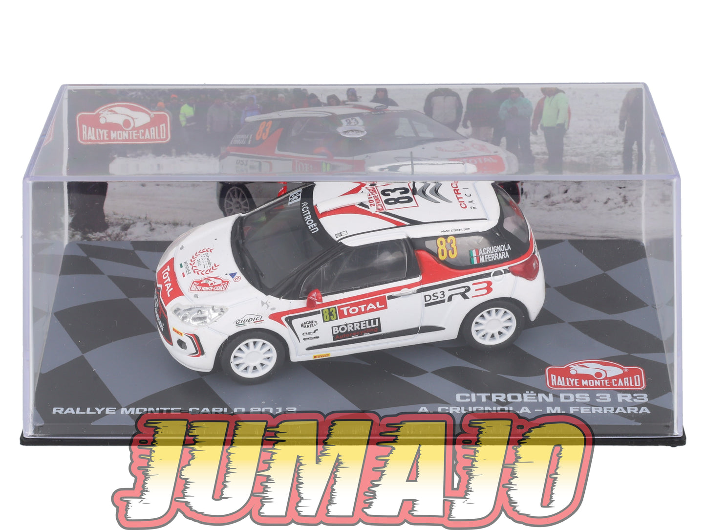 RMIT27 1/43 IXO Rallye Monte Carlo : CITROEN DS 3 R3 2013 #83 A.Crugnola