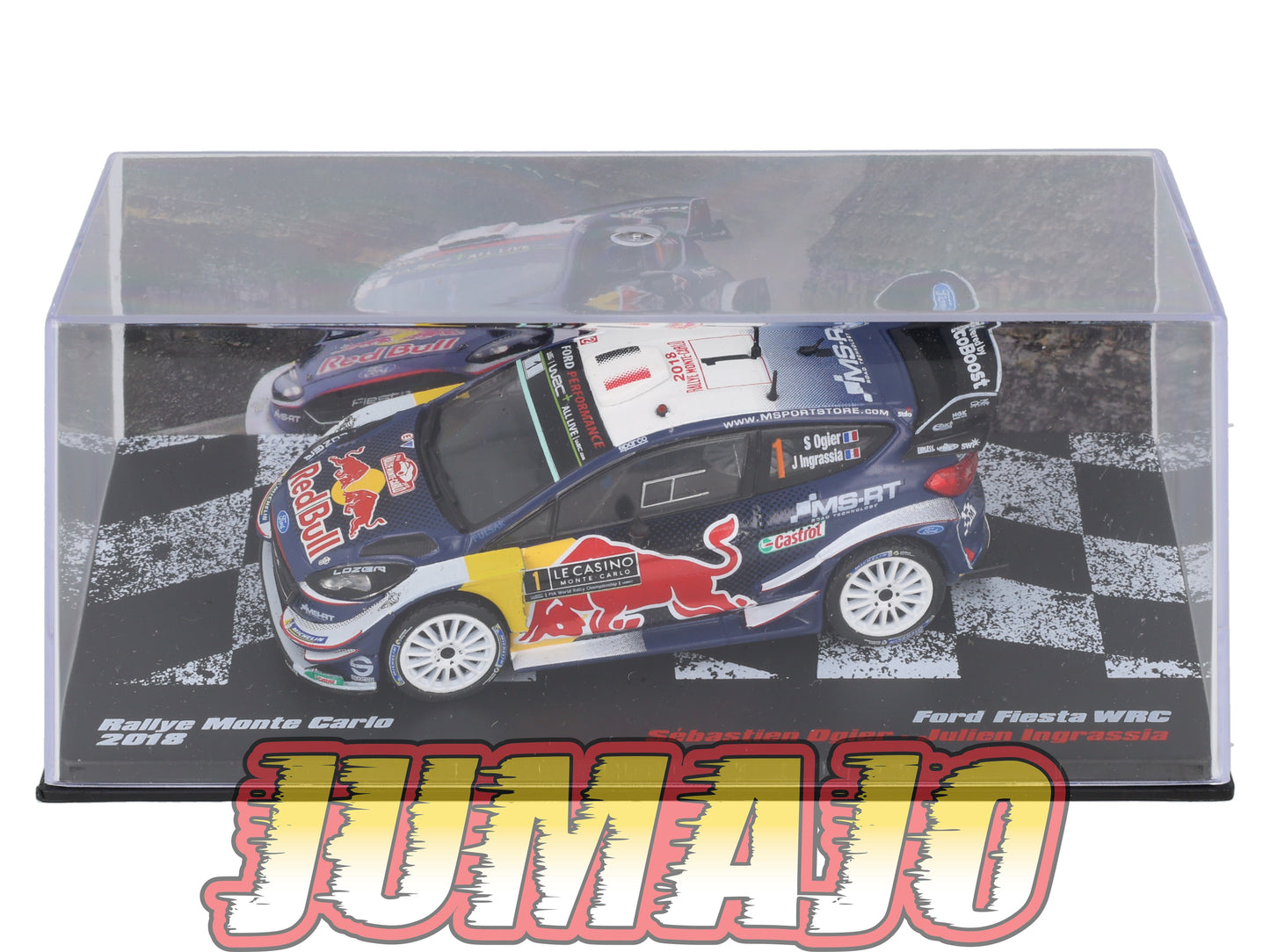 RMIT28 1/43 IXO Rallye Monte Carlo : FORD Fiesta WRC 2018 #1 S.Ogier Espagne