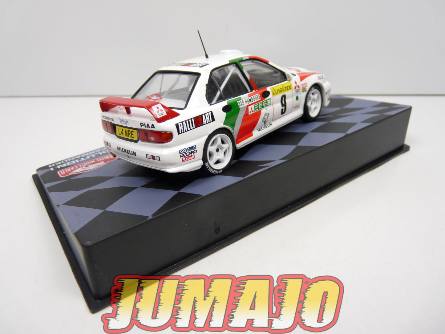 RMIT46 1/43 IXO Rallye Monte Carlo : MITSUBISHI Lancer EVO I 1994 #9 K.Eriksson