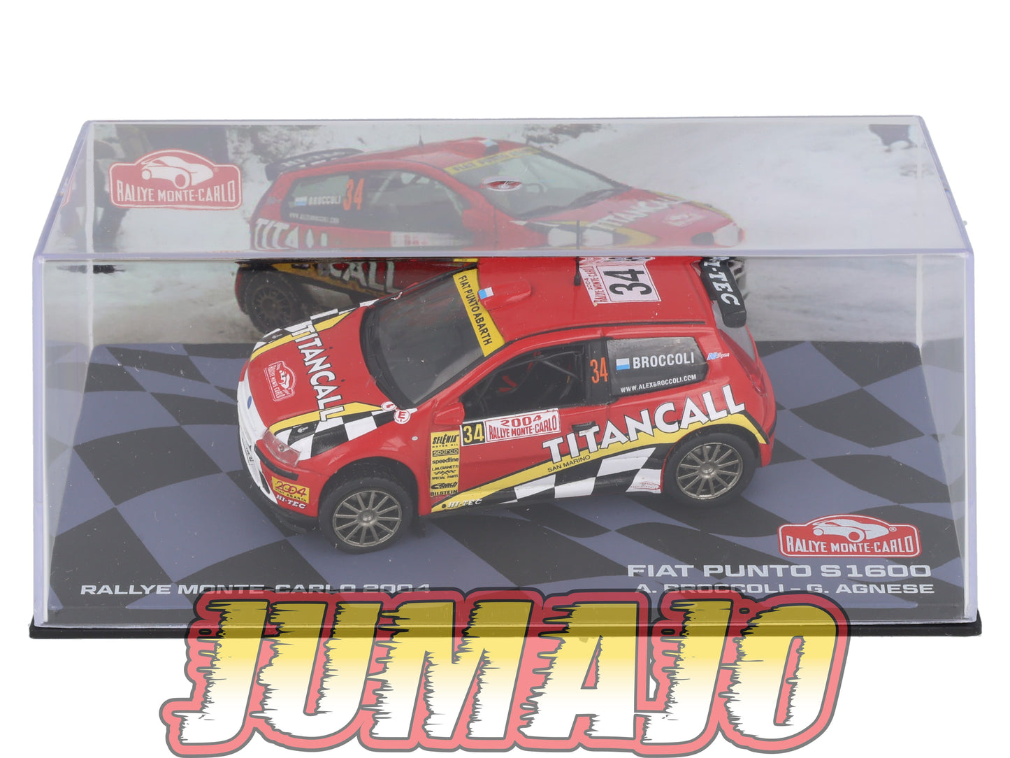 RMIT54 1/43 IXO Rallye Monte Carlo : FIAT Punto S1600 2004 #34 A.Broccoli