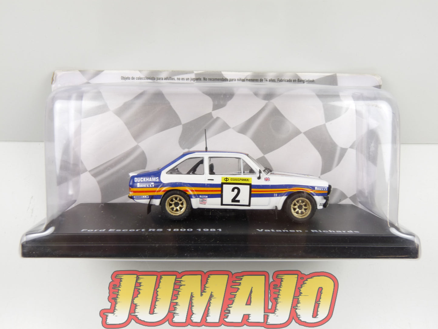 RMX10 1/43 Salvat Mexique Rallye WRC : FORD Escort RS1800 1981 Vatanen #2