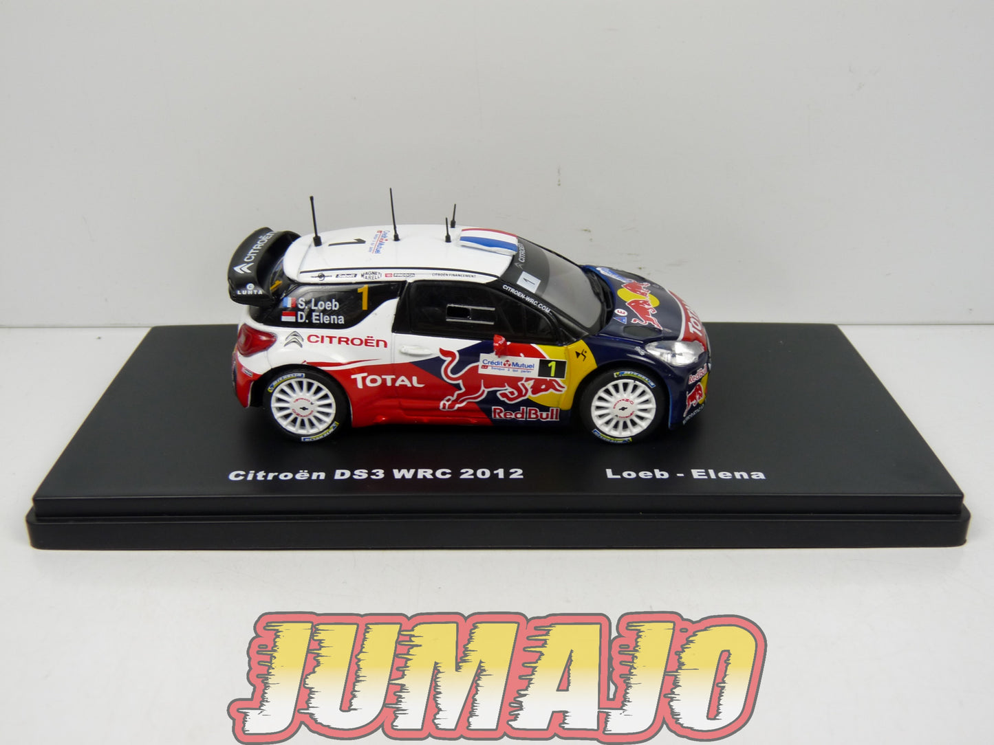 RMX11 1/43 Salvat Mexique Rallye WRC : CITROEN DS3 WRC Loeb Elena 2012 #1