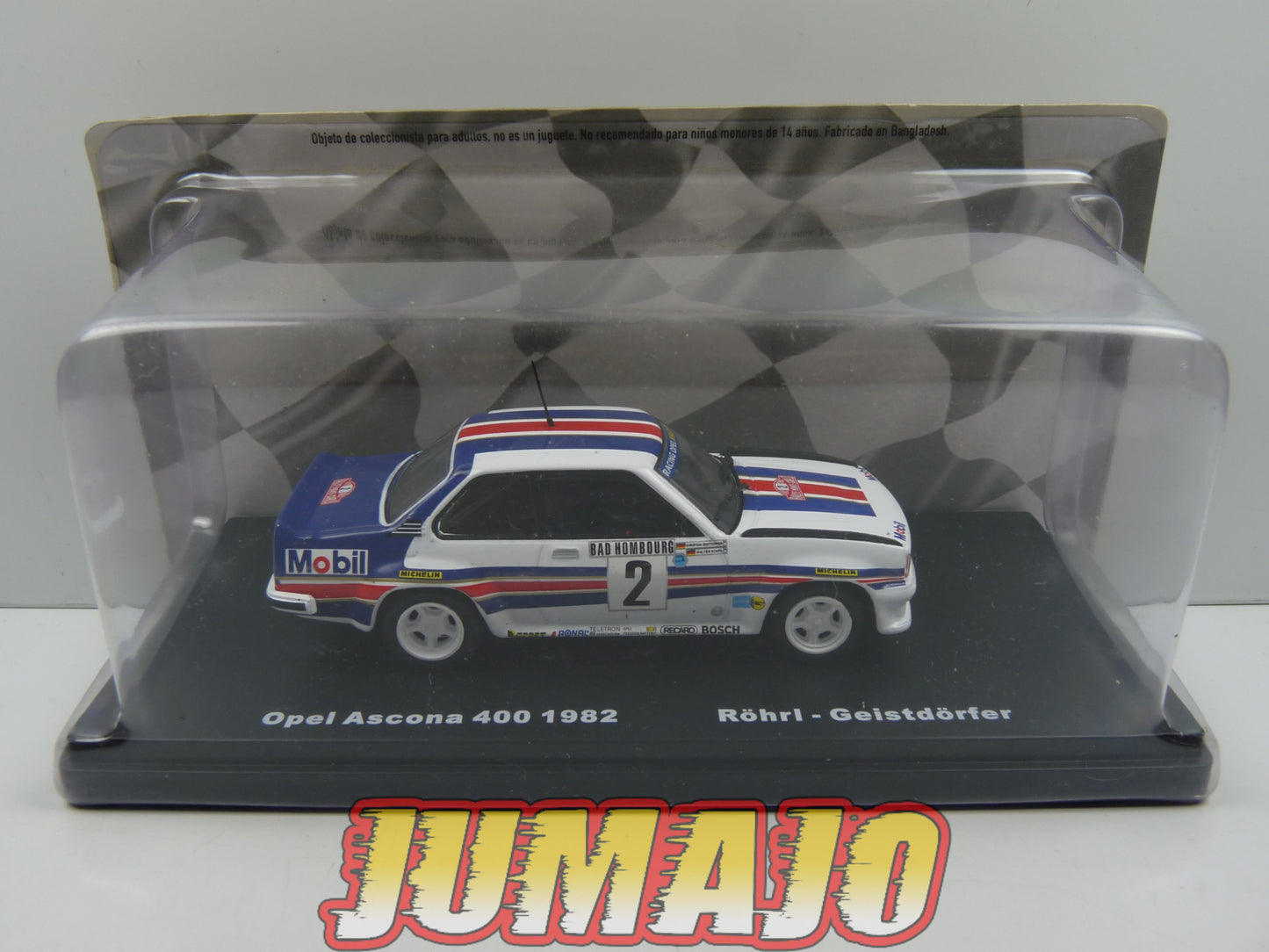 RMX12 1/43 Salvat Mexique Rallye WRC : OPEL Ascona 400 1982 Monte Carlo Röhrl Geistdörfer #2