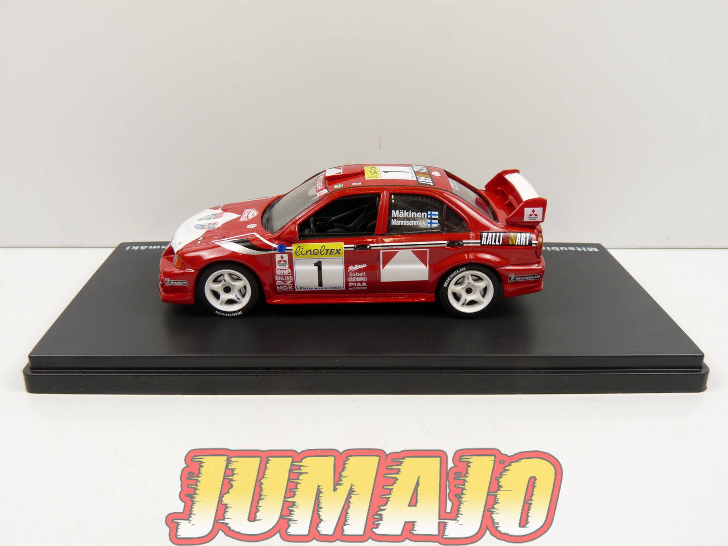 RMX19 1/43 Salvat Mexique Rallye WRC : MITSUBISHI Lancer Evolution VI 1999 Makinen #1