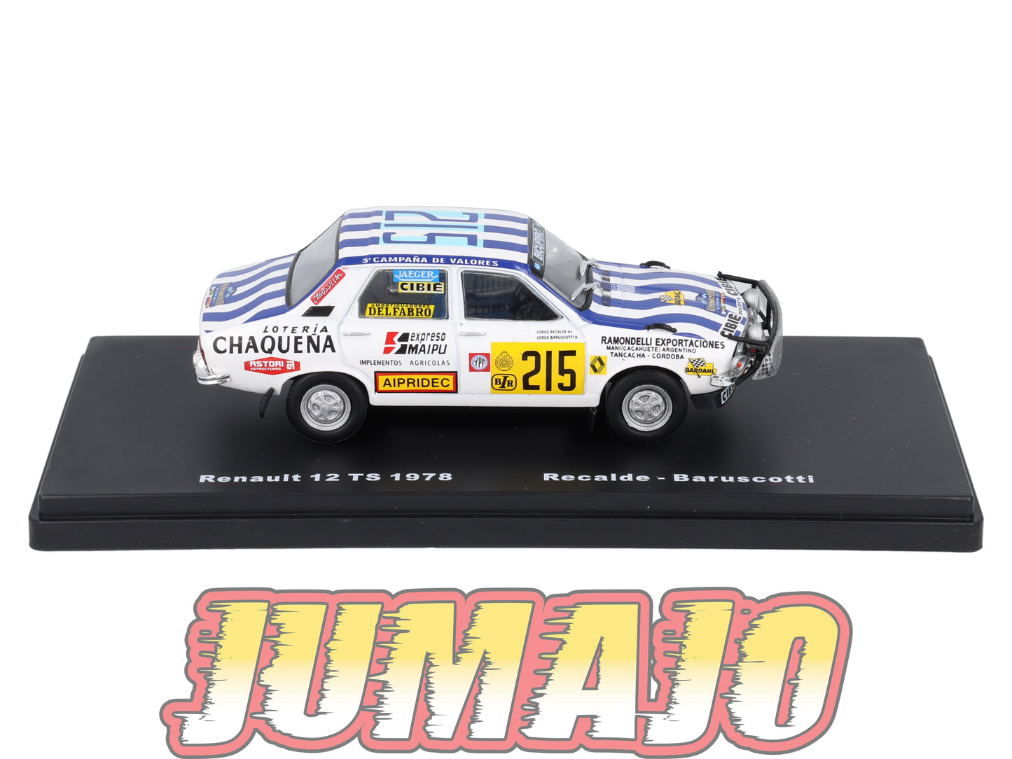 RMX30 1/43 Salvat Mexique Rallye WRC : RENAULT 12 TS 1978 #215 Blister abîmé