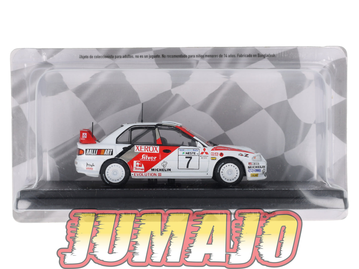 RMX38 1/43 Salvat Rallye Mitsubishi Lancer Evolution III #7 1996 Makinen