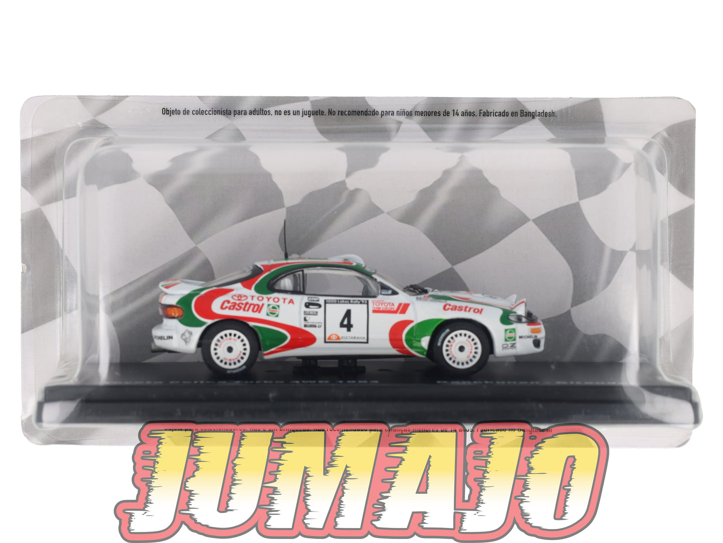 RMX44 1/43 Salvat Mexique Rallye WRC TOYOTA Celica Turbo 4WD 1993 #4 Kankkunen