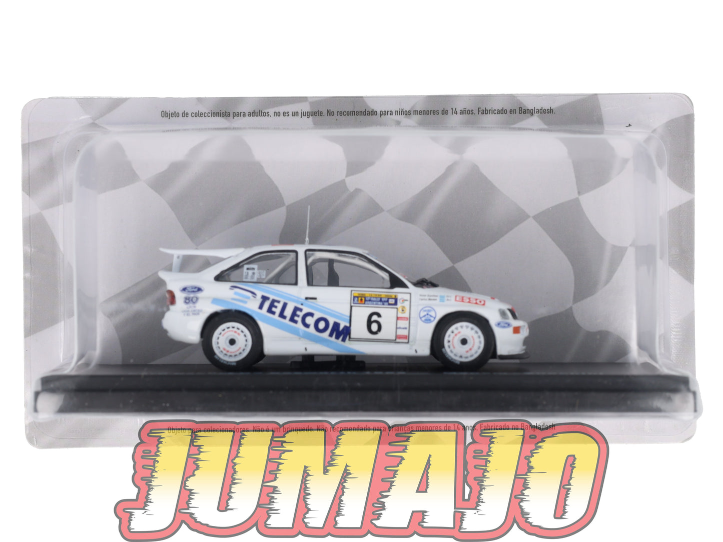RMX57 1/43 Salvat Mexique Rallye WRC FORD Escort RS Cosworth 1993 #6 Menem