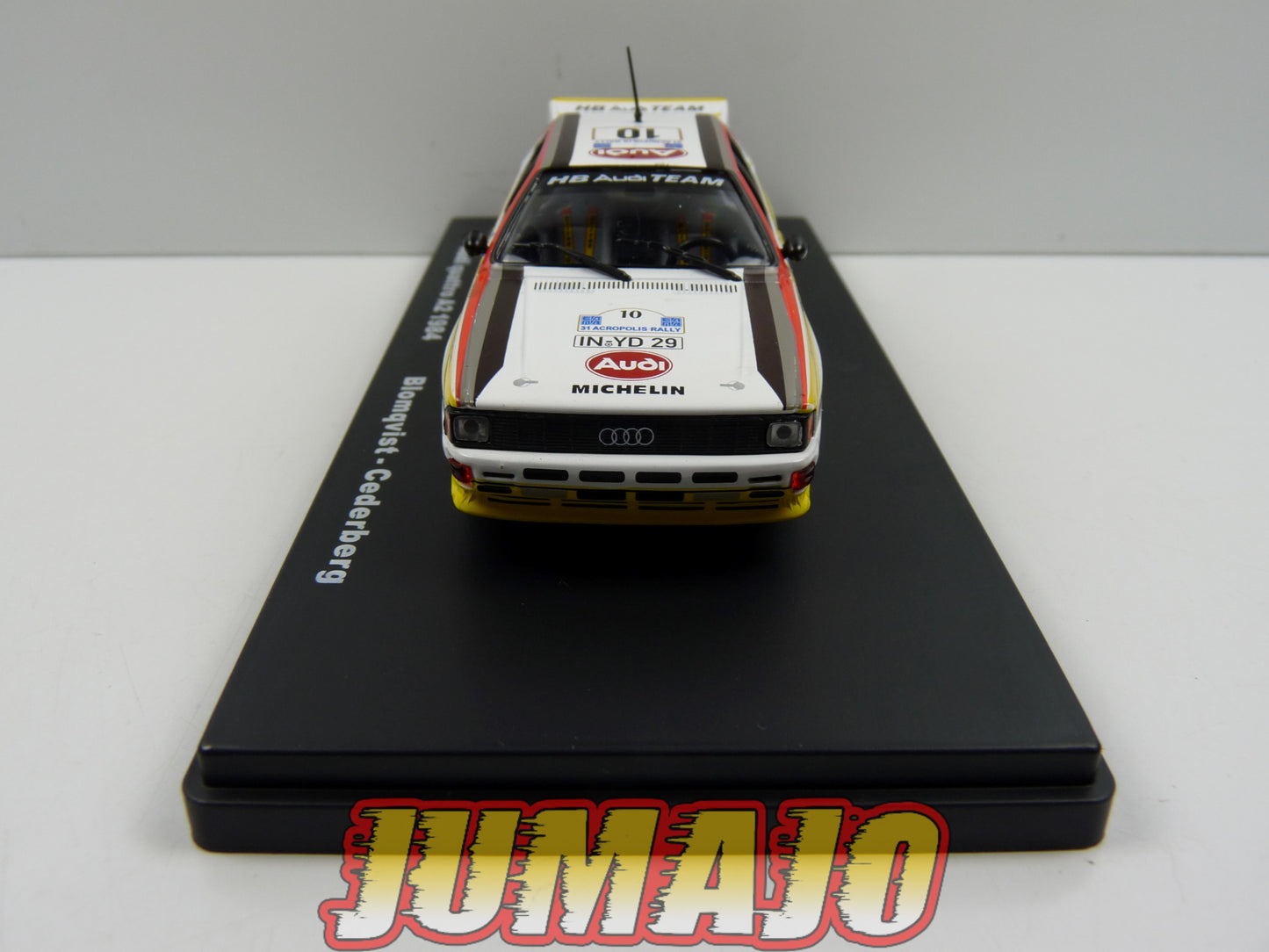 RMX6 1/43 Salvat Mexique Rallye WRC : AUDI Quattro A2 1984 Blomqvist Cederberg #10
