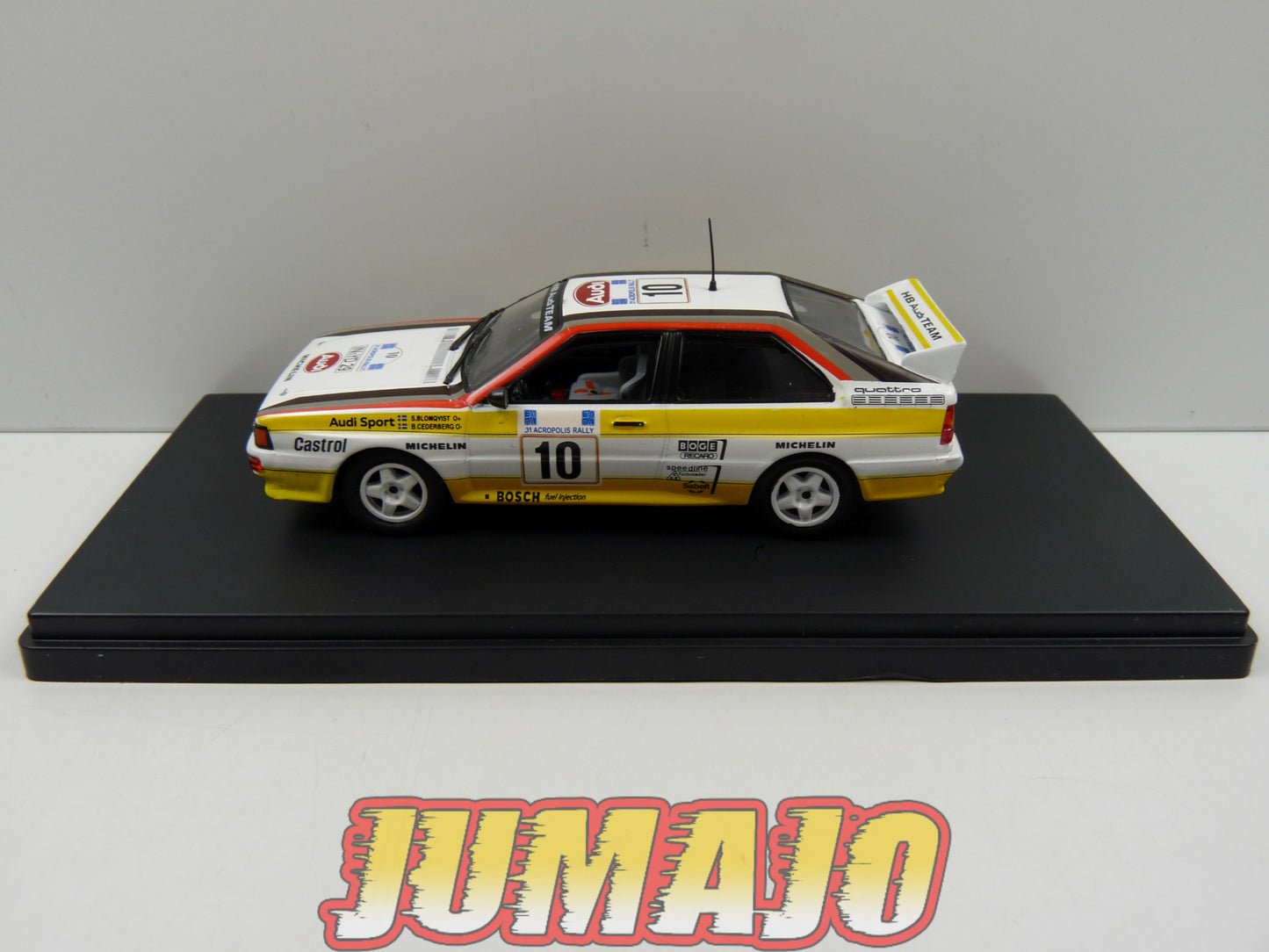 RMX6 1/43 Salvat Mexique Rallye WRC : AUDI Quattro A2 1984 Blomqvist Cederberg #10