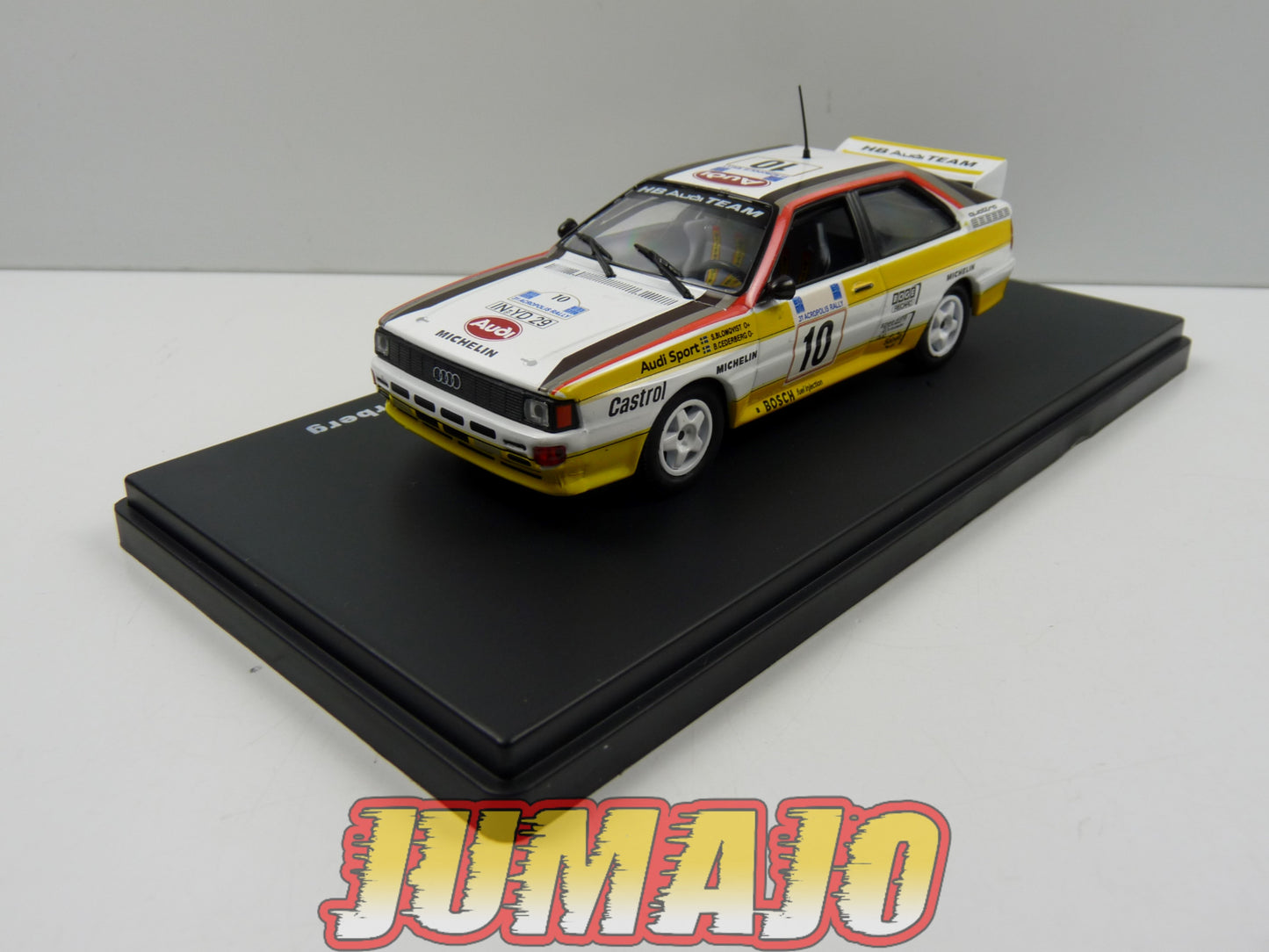 RMX6 1/43 Salvat Mexique Rallye WRC : AUDI Quattro A2 1984 Blomqvist Cederberg #10