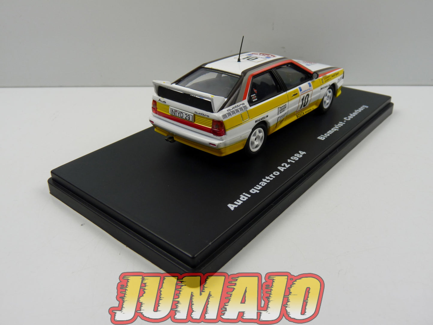 RMX6 1/43 Salvat Mexique Rallye WRC : AUDI Quattro A2 1984 Blomqvist Cederberg #10