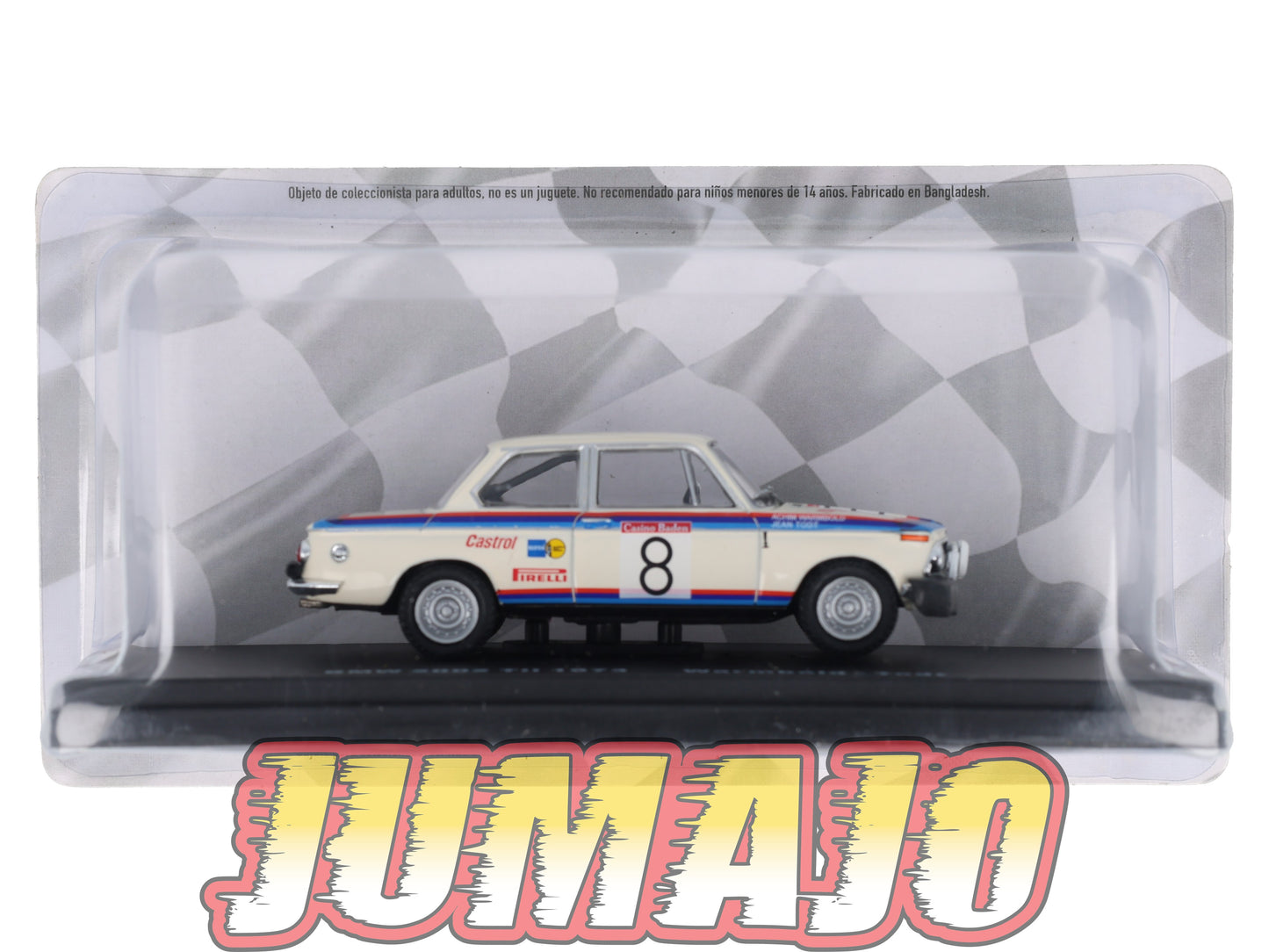 RMX74 1/43 Salvat Mexique Rallye WRC BMW 2002 TII 1973 #8 Warmbold