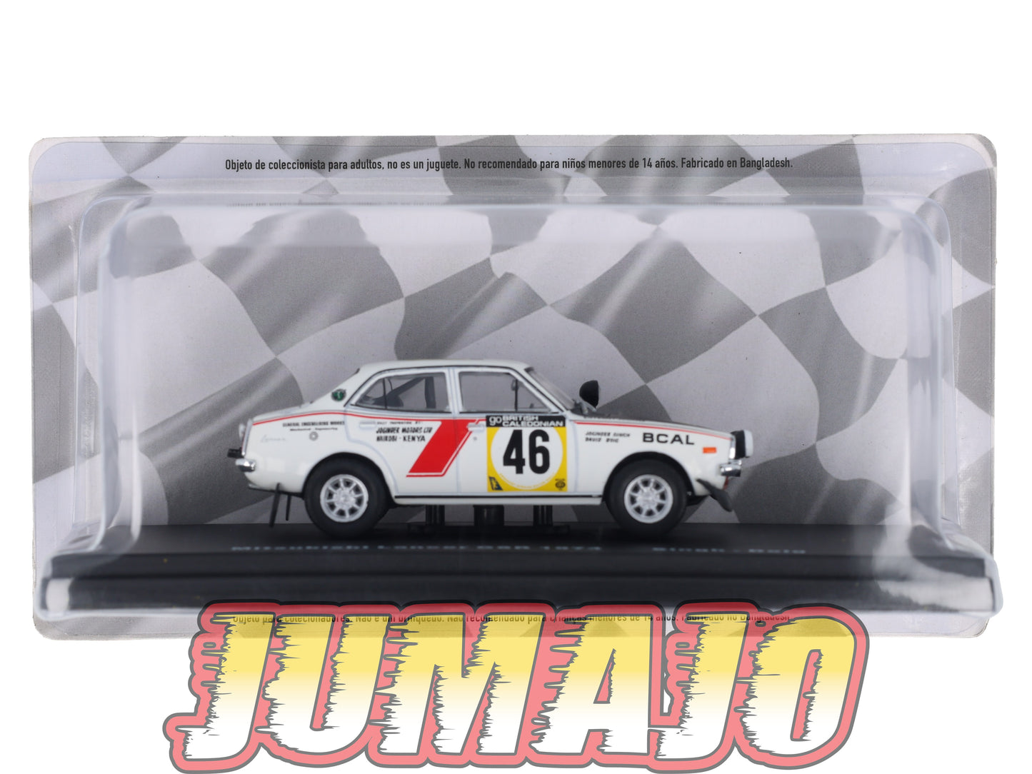 RMX76 1/43 Salvat Mexique Rallye WRC MITSUBISHI Lancer GSR 1974 #46 Singh