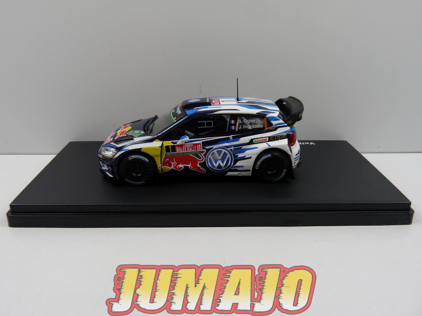 RMX7 1/43 Salvat Mexique Rallye WRC : Volkswagen Polo R WRC 2016 Pays de Galles Ogier #1