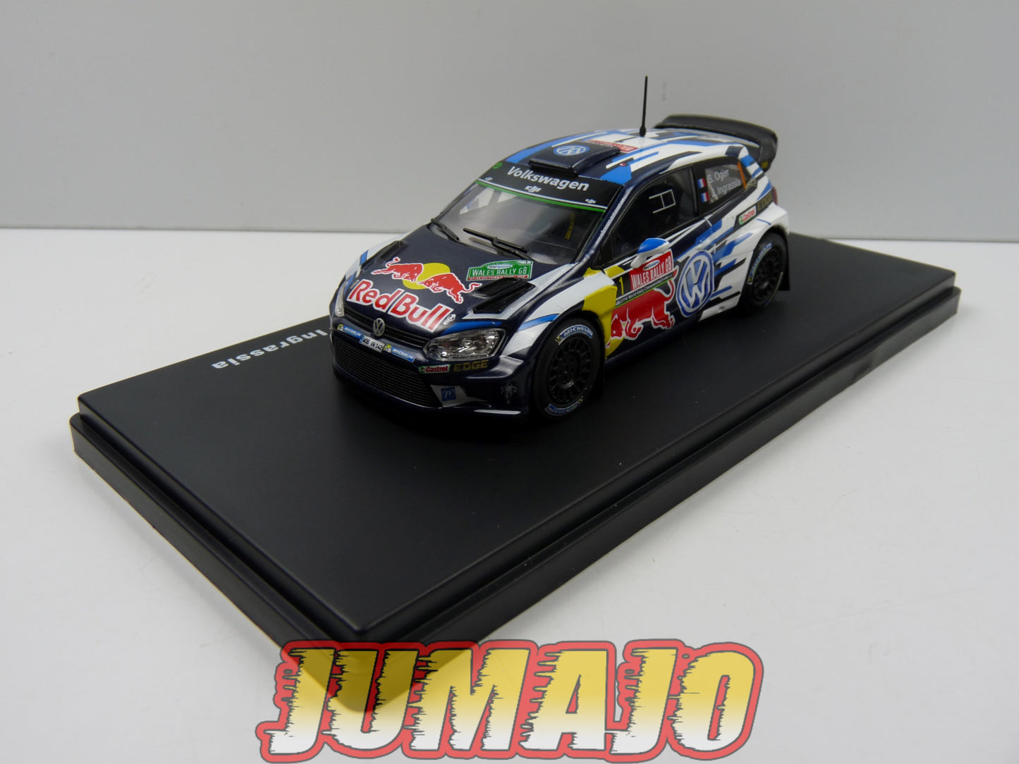 RMX7 1/43 Salvat Mexique Rallye WRC : Volkswagen Polo R WRC 2016 Pays de Galles Ogier #1